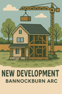 Logo for ARC and new single-family residential home